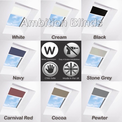 White frame blackout - blackout, skylight