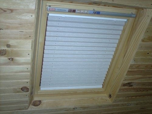 Skylight pleated roof blinds - pleated,